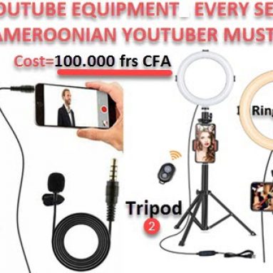 3 Essential Equipment Every Cameroonian YouTuber Must Buy