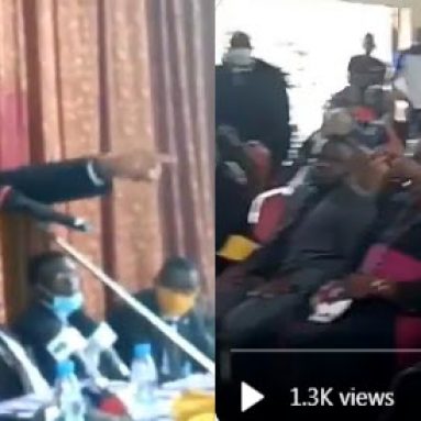 Fearless Woman of God interrupts Atanga Nji after he said President Biya was ordained by God to rule Cameroon (WATCH VIDEO)