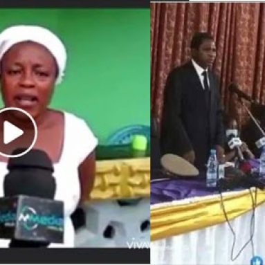 Fearless woman who interrupted Atanga Nji during his condolence speech in Kumba debunks rumor that she was arrested