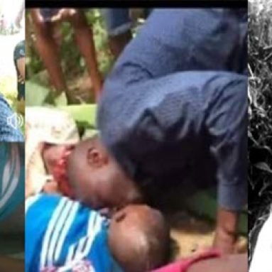 Heartbreaking photo of father planting a kiss on his 11-year-old dead son killed in Kumba-Fiango school shooting Rekindles Pain in the hearts of Cameroonians