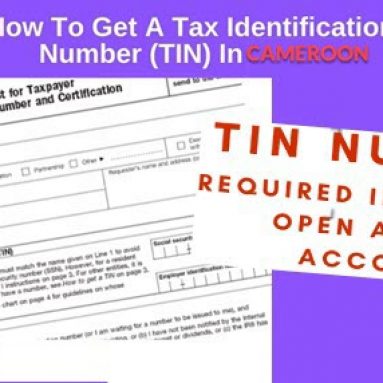 How to get a tax identification number in Cameroon to open a bank account (Requirements)