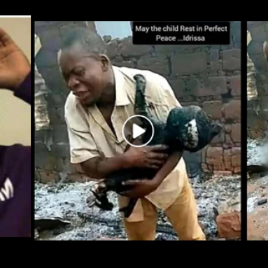 Recent Heart Breaking Photo of a Child roasted alive in Batibo, Goes Viral (VIEW PHOTO)